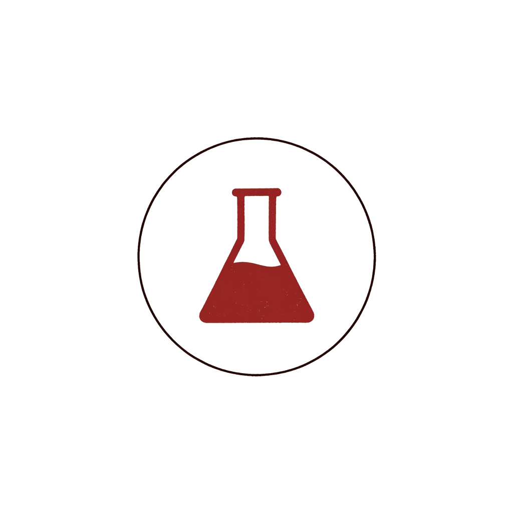 Godfrey Labs — Flask glyph (reversed)